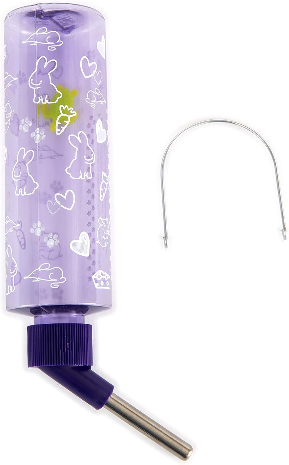 Lixit Weather Resistant Cage Water Bottles for Rabbits, Ferrets - Clear / 8 Ounce Pack of 2 - image 3