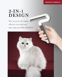 Flea Comb, TailGurus Effective Flea Comb for Cats & Dogs-Shedding Brush for All Pets-Long Hair Friendly-Durable-Versatile & Safe-Durable, Safe & Versatile-Portable,Pet-Friendly(TG2038)(Lime)
