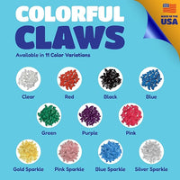 Soft Claws Cat Nail Caps for Large Cats – (40 Caps, Black) - Made in USA - Veterinarian-Developed | Protects Furniture & Skin - Easy to Apply, Long-Lasting Anti-Scratch Soft Cat Claw Covers.