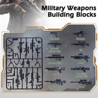 Weapons Pack Military Toy Set Building Blocks Model for Soldier - 90 PCS-Toy MIilitary Set - image 2