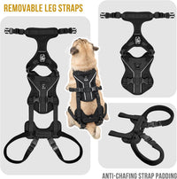 OneTigris Dog Lift Harness for Small Dogs XS - X-Small / Black - image 4