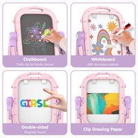 Kids Easel for Toddler Age 3 4 5 Magnetic Double-Sided Drawing Board - Pink - image 3