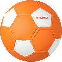BYAOSUN size 4 soft EVA curve soccer ball in orange and blue - view 8
