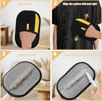 2 Pcs Pet Hair Remover Gloves, Reusable Electrostatic Hair Removal Glove