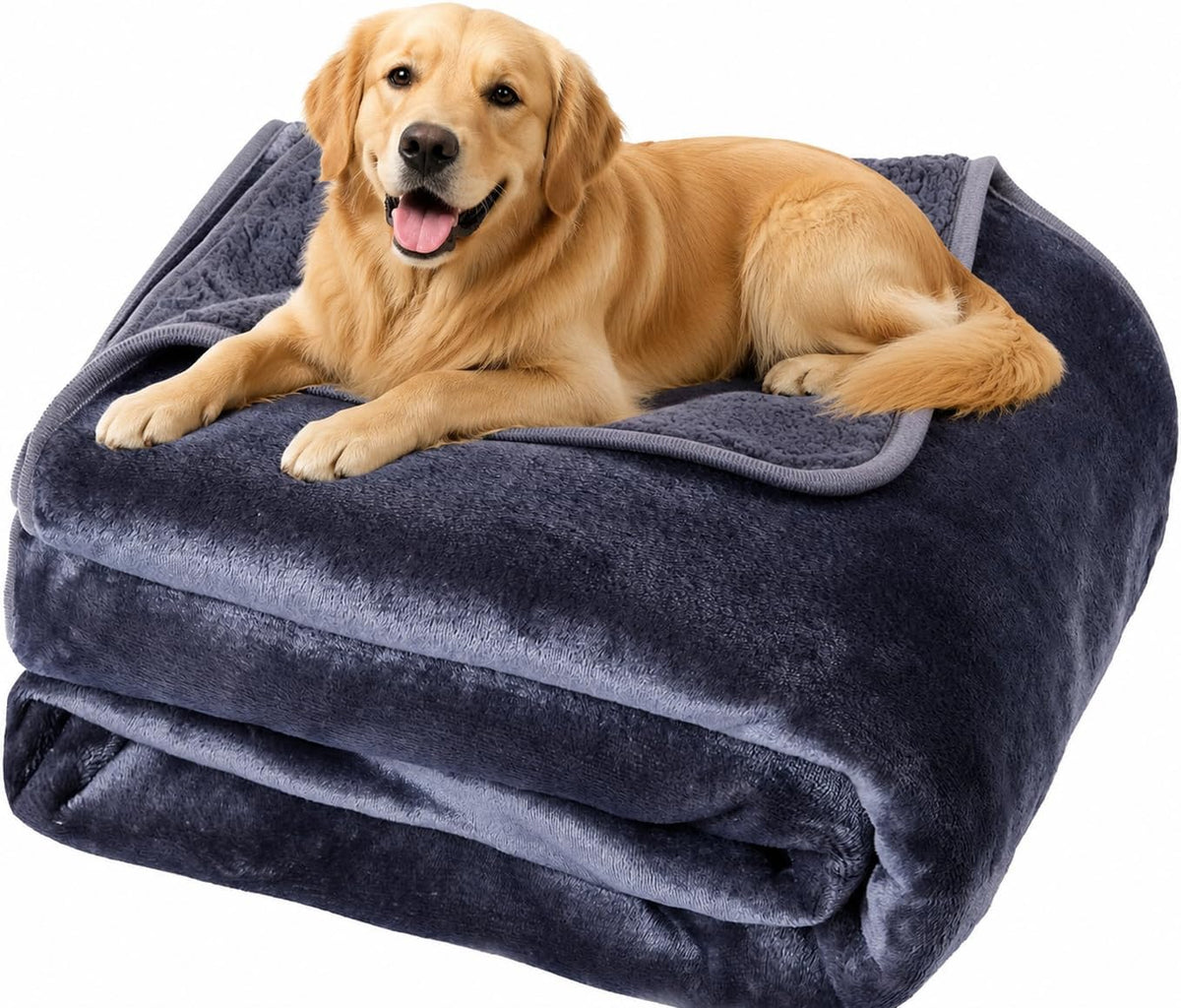 Waterproof Dog Blanket 60x50 Inches - Solid-grey / Medium (40x30)