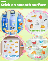 Benresive Reusable Sticker Book, Travel Stickers for Kids - Kitchen - image 4