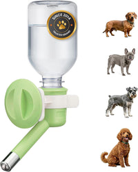 Choco Nose Patented No-Drip Dog Water Bottle/Feeder for Dogs/Cats - C590 Apple Green / Small Sized Dogs and Cats-10.2 fl.oz