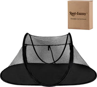 Cat Tent Outdoor, Pet Enclosure Tent Suitable for Cats and Small Animals, Indoor Playpen Portable - Black
