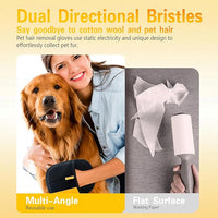 Pet Hair Removal Gloves, 2025 pet Hair Remover, electrostatic Gloves pet Hair, pet Grooming Gloves, cat and Dog Hair Remover, Reusable Pet Hair Remover Tool for Clothing, Couch, Carpet, Car Seat