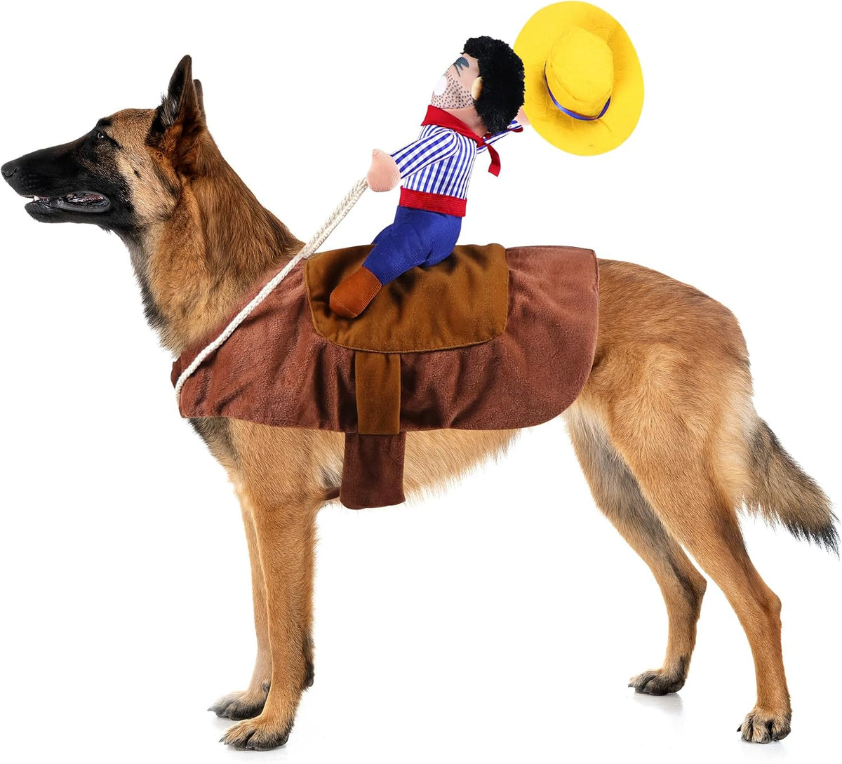 GOYOSWA Dog Cowboy Costume - XX-Large