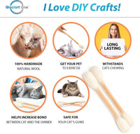 Glaciart One XXL Swabs Cat Toys with Catnip, 2 Pk - 4 Color Tips / XXL - image 2