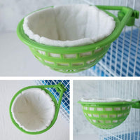 FOIBURELY 3 Sets Canary Nest Bird Nest Plastic Hatching Nest Finch - image 3