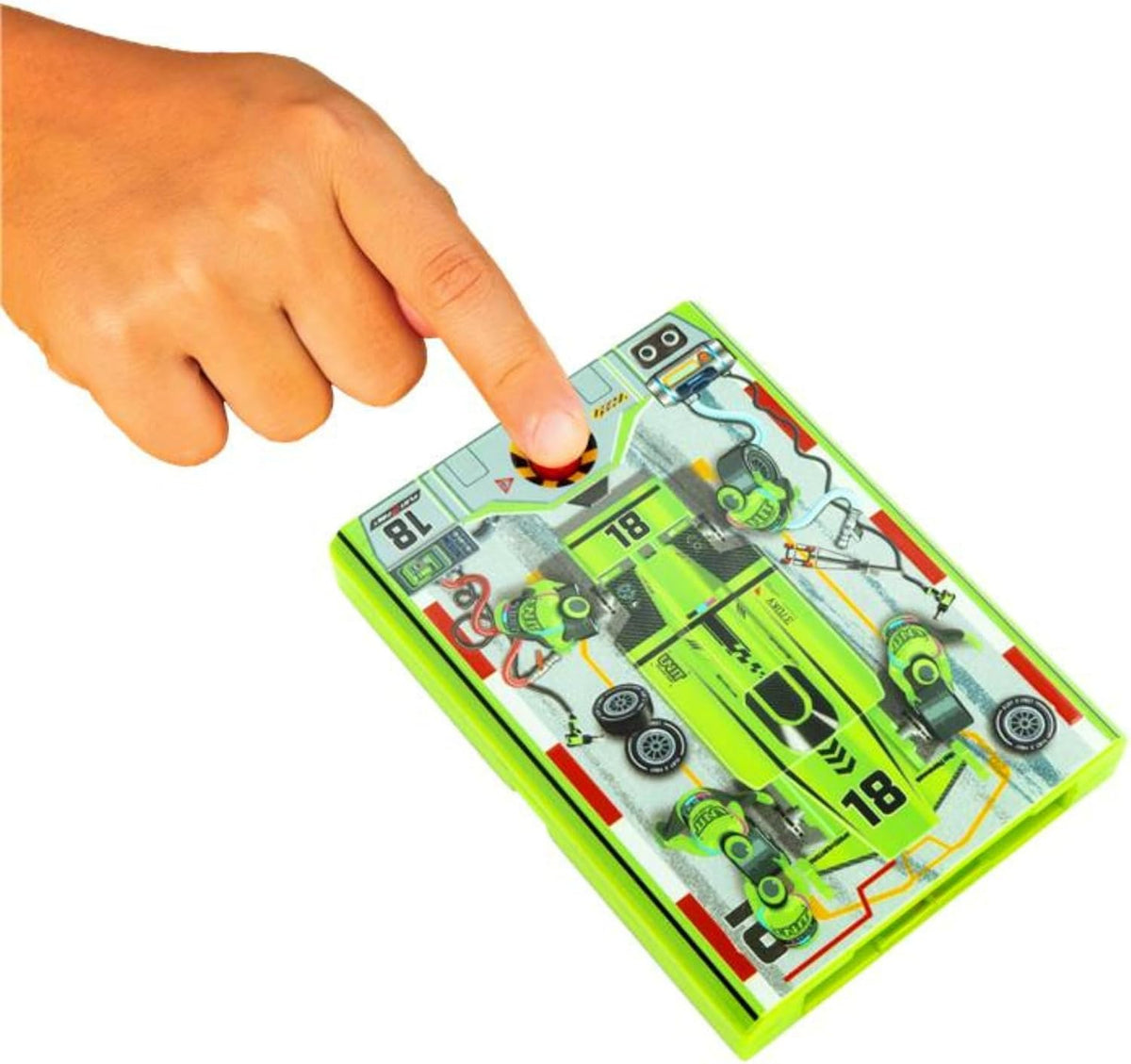 FLAT 2 FAST Original Speed Card Racer - Speed - 1 Pack / Neon Green - image 4