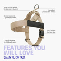 Dog Friendly Co. Dog Harness for Medium Sized Dogs – Essentials for Dogs - Brown / X-Small - image 2
