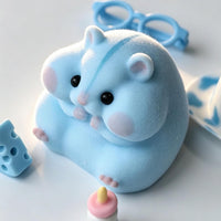 Handmade Hamster Squishy Toy - Blue - image 4