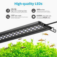 NICREW C10 24/7 LED Aquarium Light, Fish Tank Light for Plants - 48 - 60 in - image 4