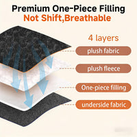Dog Bed Mat 24x18, Washable Flat Pet Bed - 30x19" / Dark Gray - image 4