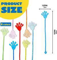 JOYIN 120Pcs Glitter Sticky Hands Party Favors - 120 / sticky hands - image 3