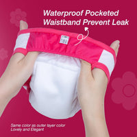 Pet Soft Washable Female Diapers Female Dog Diapers - Classy / Medium:14''-19'' - image 3