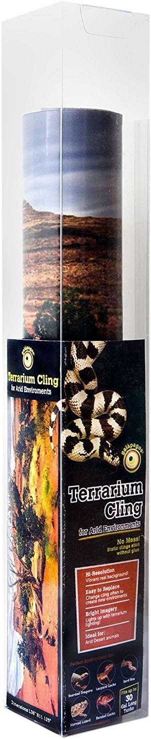 Galápagos Terrarium Background Clings, 11.125" x 36" - Arid