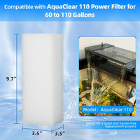 AQUANEAT 6-Pack Replacement Filter Sponge Pads - AC 110 - image 2