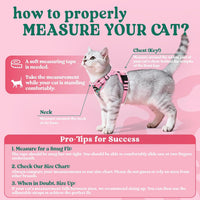rabbitgoo Cat Harness and Leash Set, Escape Proof Vest - Xxs / Melon Munch - image 2