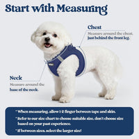 rabbitgoo Dog Harness Small Sized and Leash Set - Navy Blue / Xxs (chest: 12.4 - 14.2") - image 2