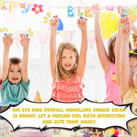 Liesedada 120 eye finger puppets in assorted colors with movable eyeballs - view 2