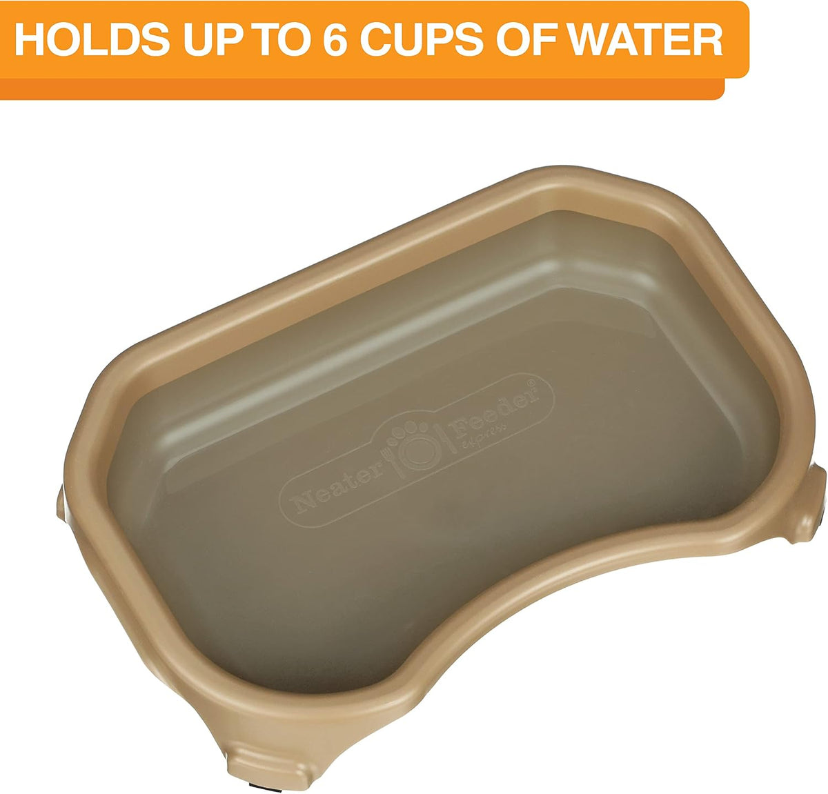 Neater Pet Brands Extra Large Water Bowl for Dogs - 6 Cups / Champagne - image 2