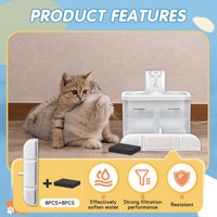 16 Packs Replacement Filters Compatible with Downy Paws Cat Water - 8PCS - image 2