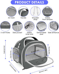 Bissap Guinea Pig Carrier Bag - Grey - image 2