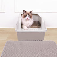 Henkelion Stainless Steel Cat Litter Box with Lid - M-2PCS - image 4
