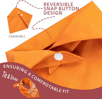 Fall Dog Bandana Artistic Sketch Maple Leaf Golden Orange - Turkey Tester / Medium - image 2