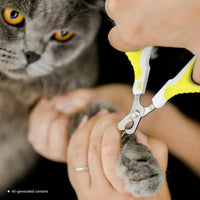 Mr. Pen, Cat Nail Clipper, Stainless Steel - White/Lime Green - image 4