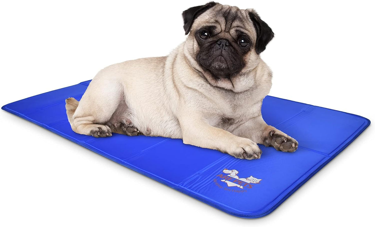 Arf Pets Dog Cooling Mat, Solid Gel Self-Cool Pad - 23 x 35
