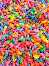 Sensory-N-Stuff rainbow colored elbow pasta sensory bin filler - view 7
