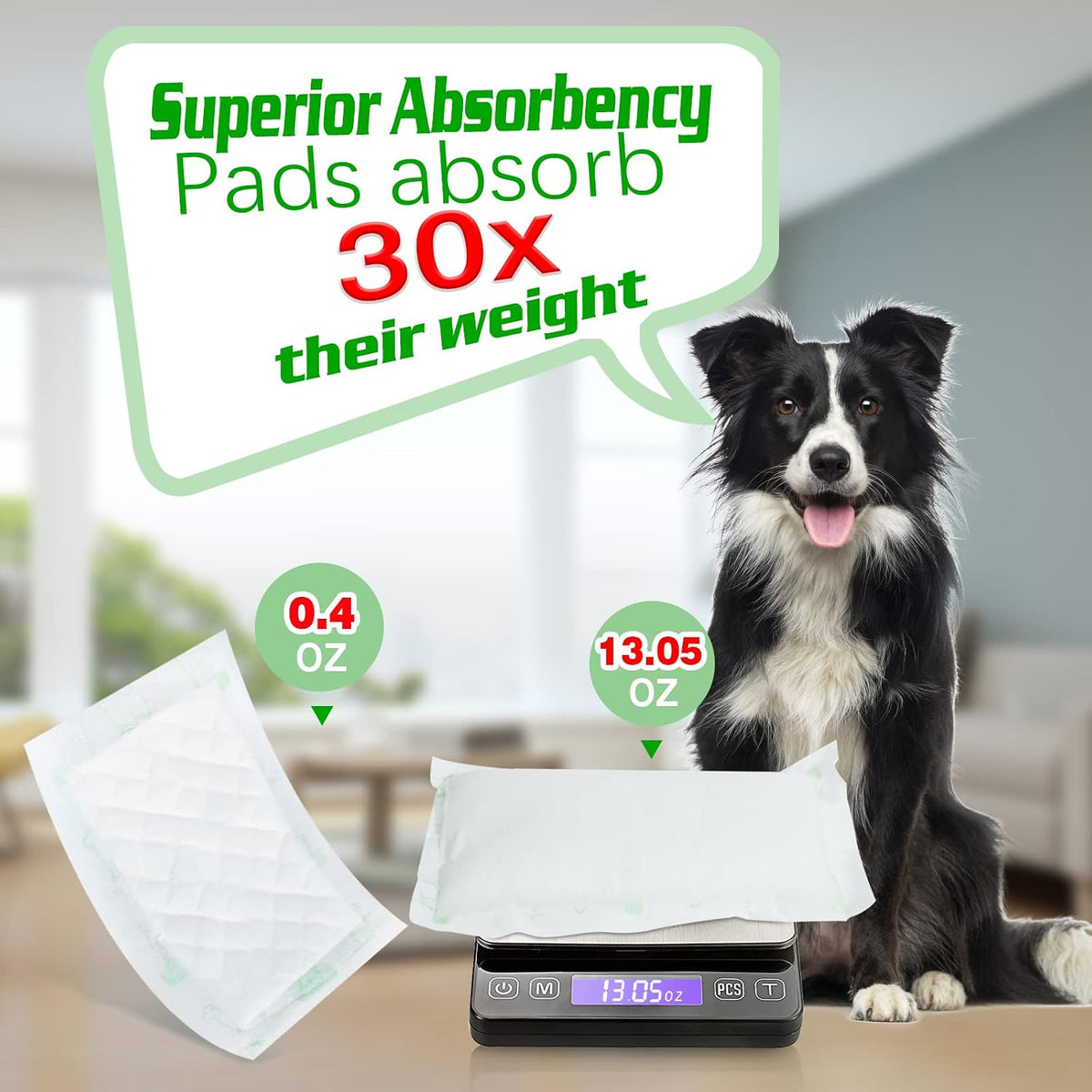Dog Diaper Liners 100ct Super Soft and Absorbent Dog Diaper Booster - Long / 100.0 - image 2