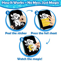 FUNNYB&G Foil Art Craft Kit for Kids - Western Adventure - image 4