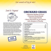 Grandpa's Best Orchard Grass Bale, 5 lbs,green