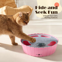 Pawaboo Interactive Cat Toy with Running Mouse - P-Pink - image 2