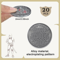 Nosiny 20 Pcs Armor of God Coins Metal Christian Challenge Coins - Ancient Style - image 3