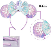 RAZKO Mouse Ears Headband - Elsa Purple - image 3