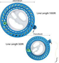 Two kite reel winders with 1000 ft line and lockable swivel crank handles - view 2