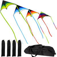 Delta Kite for Kids Ages 4-12 - 1 / Kite Train (4 Pack)