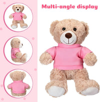 Skylety Bear Shirts Stuffed Animal Clothes for 14-18 Inch - Pink - image 3