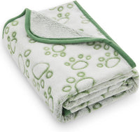 Stuffed Premium Soft Dog Blanket Washable - Green / M(32x40")