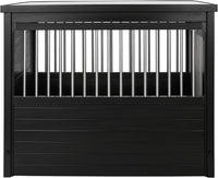New Age Pet ECOFLEX Large Furniture Style Dog Crate & End Table - Black / 35.9"L x 23.7"W x 28.0"H - image 3