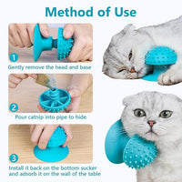 3-Pack Cat Scratcher cat self groomer for Loose Fur Removal, Catnip Massager, Massage Combs for Short & Long Fur Cats and Kittens
