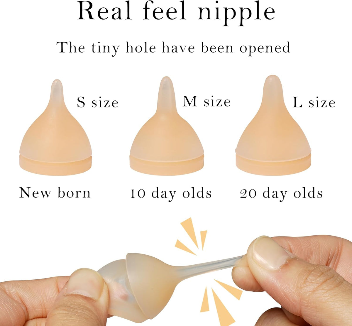 Kittens Feeder Bottle, Silicone Feeding Nipple and Syringes - 60ml Bottle Set (kittens/Toy Puppy) - image 3
