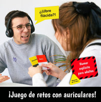 Sorry What - Award Winning Headphone Challenge Party Game for Adults 17+ – Fun for Kids & Family - Spanish Edition - image 2